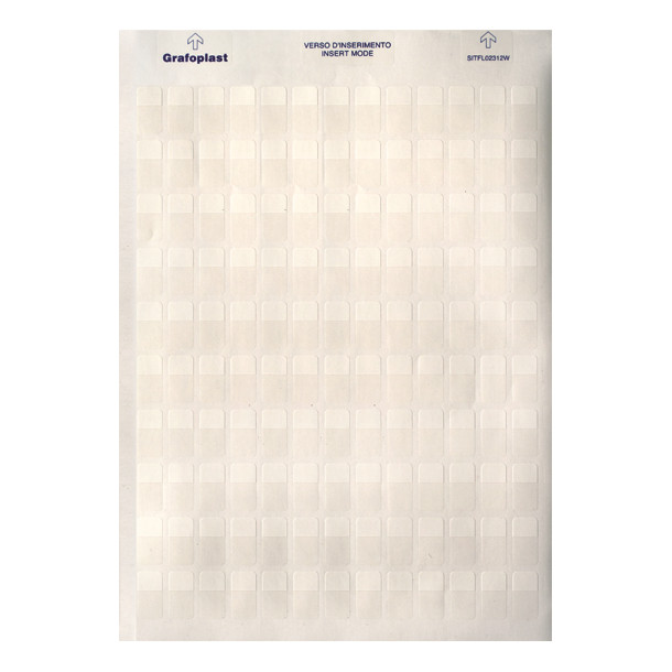 Табличка самоламинирующаяся, полиэстер 23х12мм. желтая (упак. 1300шт)